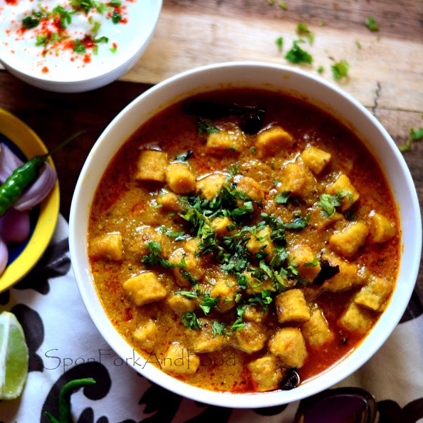 rajasthani dishes, rajasthani cuisine, Indian cuisine, Indian dishes, shahi gatte