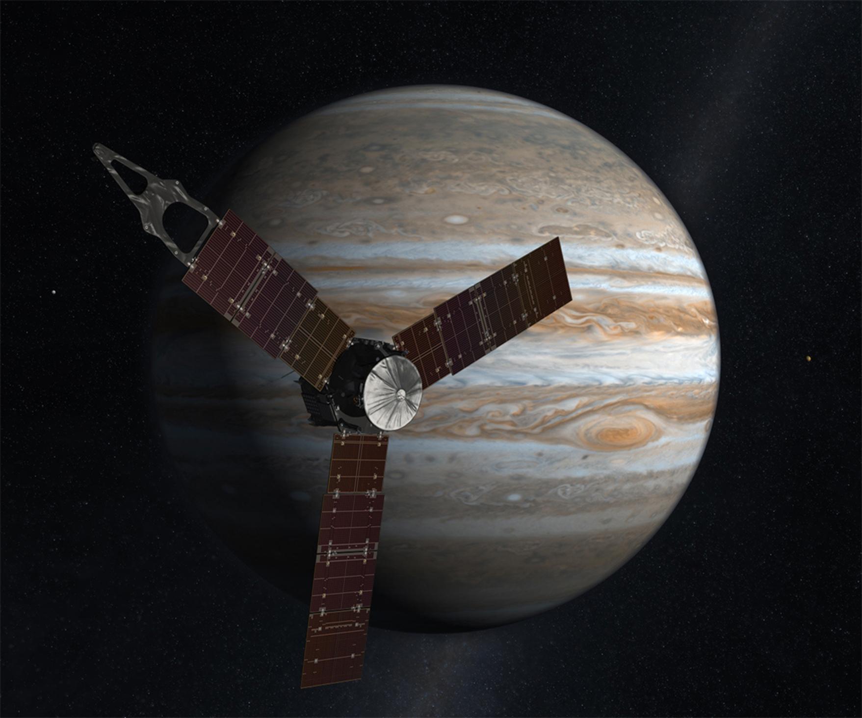 Juno mission NASA, planet jupiter