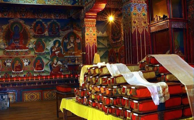 Inside tawang Monastery