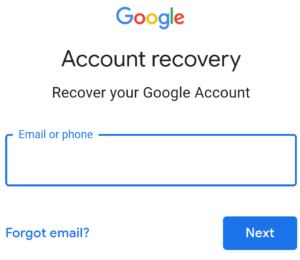 Recover deleted gmail account