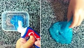 Slime With Toothpaste