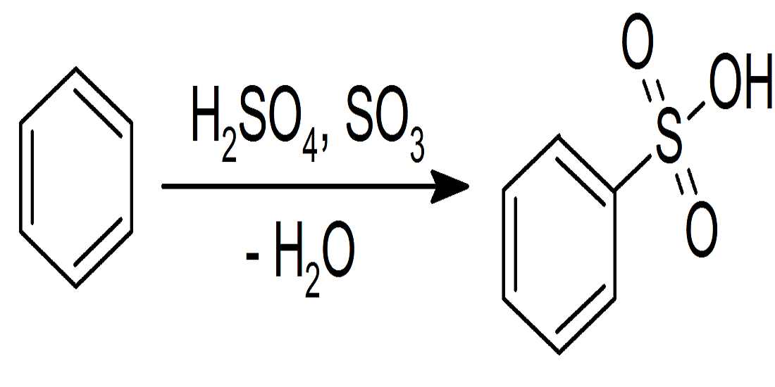 Sulfonation of Benzene- Electrophilic Aromatic Substitution