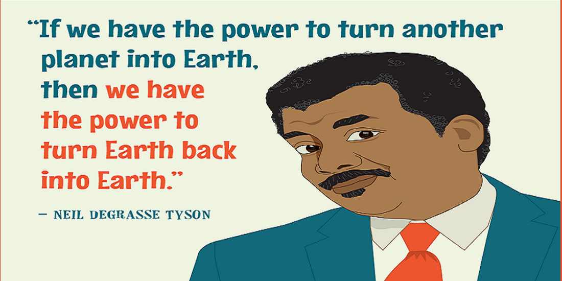 black science man- Neil deGrasse Tyson.
