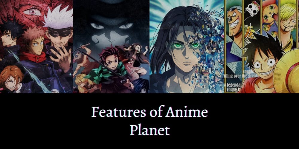 Features Of Anime Planet Website