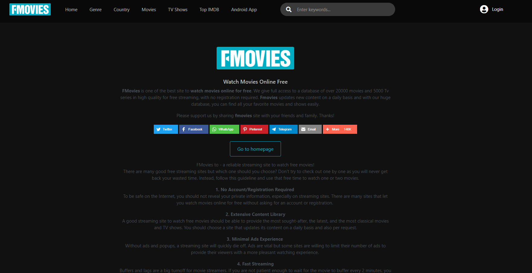 Fmovies - Best Alternative of LOS Movies