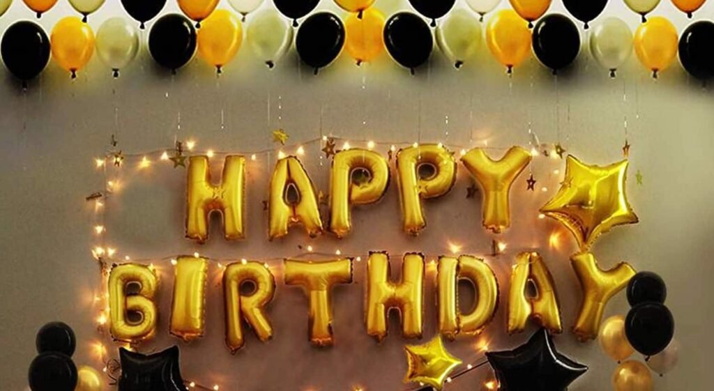 Balloon Decoration For Birthday