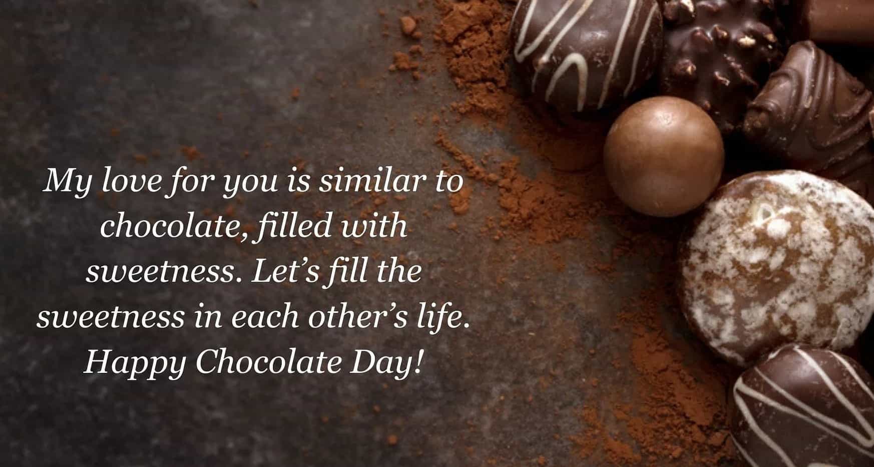 Happy Chocolate Day Status
