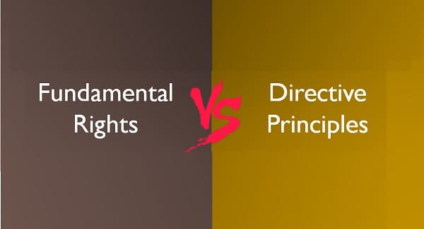 Difference between fundamental rights and directive principles
